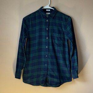Women’s JCrew Green Plaid Shirt